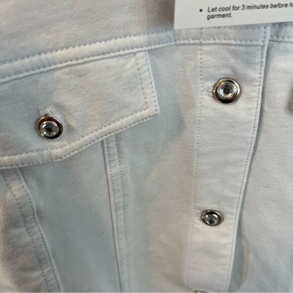 NWOT Quacker Factory Dream Jeannes Button Front Jacket | Size M - Picture 4 of 10